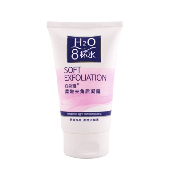 ژل شستشو صورت بایو آکوا مدل H2o 8 Soft Exfoliating - آبرسانپاک کنندهانواع پوستصادر کننده مجوزسازمان غذا و داروسازگار با پوست‌های