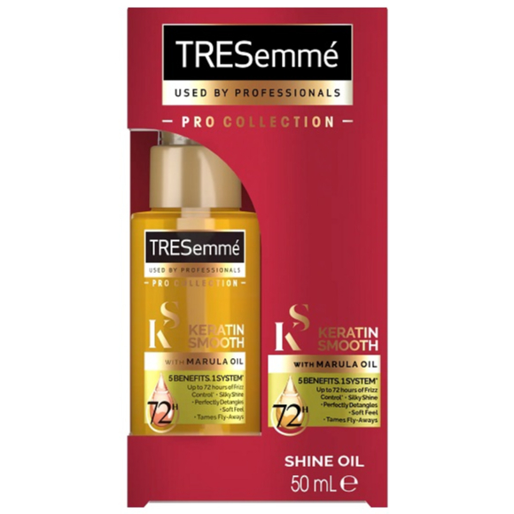 روغن براق کننده ترزمه Tresemme - تبدیل موهایی ابریشمی و صافبرای تقویت درخشندگی و کنترل بیشتر موخوره