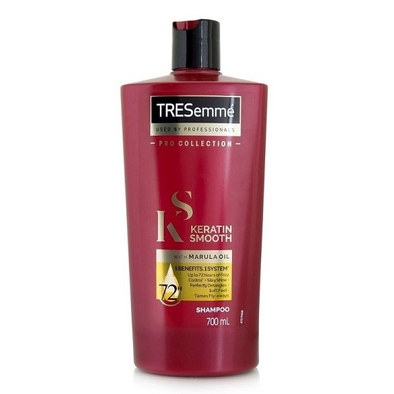 شامپو کراتین ترزمه TRESemme - براق کنندهدرخشان کنندهتغذیه و تقویت موحاوی مواد نرم کنندهصاف و لخت کننده موکنترل وز مو تا 72 ساعتدارای پروتئین های کراتیناحیا کننده و ترمیم کننده ی مودارای روغن آرگان، کراتین و روغن نارگیل مارگان